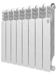 Радиатор биметаллический ROYAL THERMO Revolution B 500 (564х640х80) 1376Вт, 8 секций, белый, НС-1682421