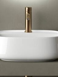 Раковина подвесная Ceramicanova Fonte с отверстием под смеситель 420x420x145, белый CN5052