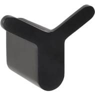 Крючок двойной Bemeta Organic Black (Органик Блэк) 167106210, черный матовый
