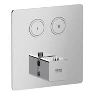 Смеситель термостатический для душа Remer Absolute AU99D2KB, хром — миниатюра 1