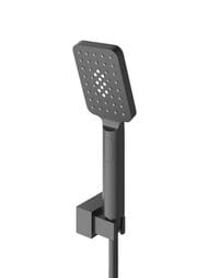 Душевая система CEZARES SLIDER-VDSET-NOP с изливом,верхний и ручной душ,черный матовый
