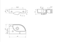 �������� Cersanit CAMEO 45 (455�250�145) � ����� ���������� �����, ����� 63405
