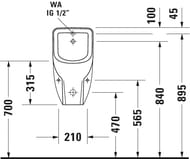 ������� Duravit No.1 305�290��, � ����������, ����� 2819300000
