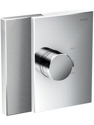 Смеситель Axor Edge 46741000 для душа термостат, Highflow, скрытый монтаж, алмазная огранка, хром