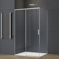 Душевой уголок Vincea Soft 2 1400х800х2000 стекло прозрачное/профиль хром, VSR-3SO28014CL — миниатюра 1