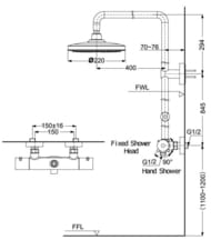 ������� ������� TOTO G SELECTION � ���������������� ����������, �������/������ ��� TBW01404R