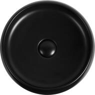 Раковина накладная Aquanet Round-1-MB 360х360х130 без перелива и отв. под смес., черная мат. 273680