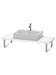 Столешница Duravit DuraStyle 800х480х45 1 вырез, белый глянец DS100C02222