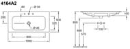 �������� Villeroy & Boch Finion 1000�500�160 ��� ��������, ���. ��� ��������, CeramicPlus 4164A2R1