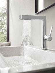 Смеситель Hansgrohe Finoris 76063000 для раковины, с вытяжным душем, хром — изображение 3