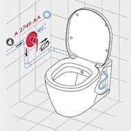 ������ ��������� Ideal Standard i life A 355�540�335 ������������, � �������� ����, ����� T481701