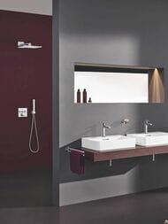 Смеситель Grohe Grohtherm SmartControl 29126000 термостат, 3 выхода, внешняя часть, хром — миниатюра 3