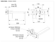 Смеситель для раковины Remer Q-Design QD15PL, хром
