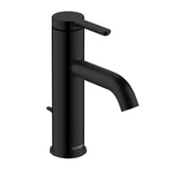 Смеситель Duravit C.1 для раковины однозахватный с донным клапаном, излив 113мм, черный матовый C11020001046
