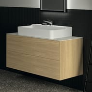 Тумба под раковину Ideal Standard CONCA 1200x505x540 2 ящика внешних, шпон светлый орех T3945Y6