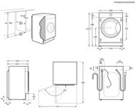 ���������� ������ AEG L8FBE48SRI (819x596x540) ������������, �������� 8 ��, 1400 ��/���