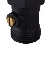 Узел нижнего подключения прямой раздельный ROYAL THERMO 3/4х3/4ЕК черный RANPP13434BL