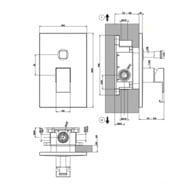 ��������� Gessi Rettangolo 44604.707 ��� �����/����, ����, �� 2 ���., ����.�����, ����. ������ ����