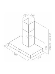 ������� JETAIR Touch IX/A/60 (598�450) 1200 �3/�, 255 ��, ����. ����� PRF0099979A