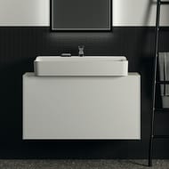 Столешница для тумбы 100 Ideal Standard CONCA (1000x373x6) керамическая, calacatta marble T4346DH