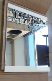 Уценка! Зеркало Dreja Uni 105 (1000х800х35) белое 99.9007