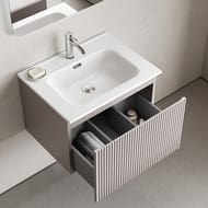 Тумба подвесная SANCOS Snob R 1.0 590х445х406, 1 ящик, доводчик, Doha Soft , SNR1.060SM