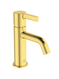 Смеситель для раковины Ideal Standard JOY BC776A2 однозахватный, функция HWTC, шлифованное золото