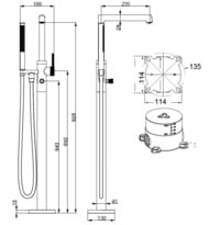 ��������� ��������� Vincea ��� (Rim) ��� �����/����, �������������, ���� VTF-2RMCH