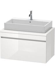 Тумба под раковину Duravit DuraStyle (900х512х548) 1 ящик, белый глянец DS531302222 — миниатюра 1