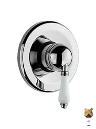 Внешняя часть Nicolazzi Cinquanta смесителя для душа, ручка Petit Mont Blanc, бронза 3406BZ76