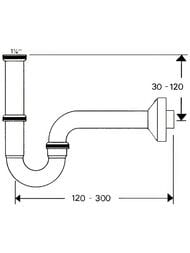 Hansgrohe Сифон для раковины 53010000