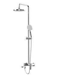 Душевая система Paini Viva Style P4CR687D250F3D110 поворотный излив, верхний/ручной душ, цвет: хром