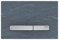 GEBERIT Sigma50 Клавиша смыва, двойной смыв, натуральный сланец Mustang/кнопки мат. нерж. 115.788.JM.2