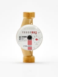 Счетчик Itelma для горячей воды DN20 L=130, 2,5 м3/ч, без штуцеров, WFW20.E130-0-R-L-0-IP54