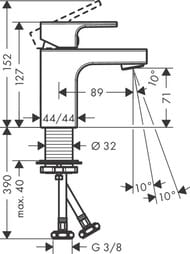 ��������� ��� ����������� Hansgrohe Vernis Shape 71567670 ������������, ������. �����, ������ ���