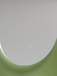 Зеркало SANCOS Oval (450х900) с LED подсветкой, сенсорный выключатель, пластиковый короб  OV45C