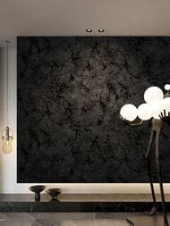 Обои виниловые на флизелине Wiganford Hampton (1,06х10,05) абстракция, черные DTT2140 (рул.)