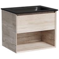 Тумба под раковину SANCOS Marmi 1.0 (590х445х520) подвесная, 1 ящик, дуб галифакс натур. MR1.060EG