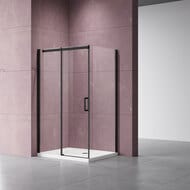 Душевой уголок Vincea Dice 1600x2000x800 VSR-4D8016CLB прямоугольная черный — миниатюра 1
