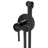 Гигиенический душ со смесителем Remer X Style X65WCFP, черный брашированный хром