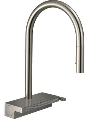 Смеситель Hansgrohe Aquno Select M81 для кухни 170 вытяжной душ 3jet сталь 73837800