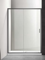 Душевая дверь Aquatek Ария AQ ARI RA 12020GM 1200х2000 раздвижная, стекло прозрач./проф. сталь оруж — изображение 3