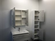Зеркало-шкаф COMFORTY Женева-75 (750х800х160) подвесной, дуб белый  00004137096