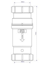 ������� ������ McAlpine MACVALVE � ����� ������� ��=50, �����-�����, MRNRV50C