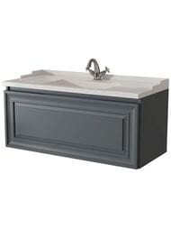 Тумба под раковину Caprigo Ponza-A 100 (1025х472х470) подвесная, цвет графит, 1 ящик 13514-084 — миниатюра 1