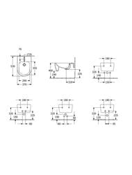 Биде подвесное Villeroy & Boch Skyla 44820001 (370х530х215) отверстие под смеситель, перелив