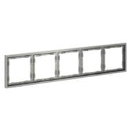 Рамка на 5 постов Voltum S70 VLS100505, серебро