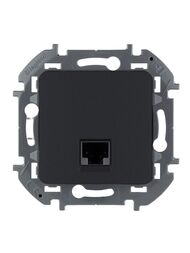 Розетка LEGRAND INSPIRIA компьютерная RJ 45 категория 5e  UTP антрацит 673828