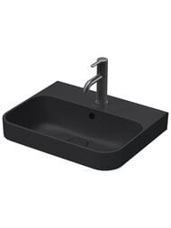 Раковина DURAVIT HAPPY D.2 PLUS 500х400 шлифованная, антигряз. покрытие WG,антрацит мат. 23605013001