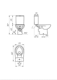 ������-������� Cersanit NATURE Clean On (660�375�785) ������������, ������ ������� ��������� 65410